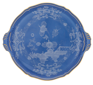 Ginori Oriente Italiano Pervinca Round Cake Plate - 12"